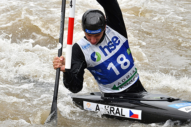 Čistá jízda, nejlepší čas. Kanoista Král ovládl na MS slalomářů kvalifikaci