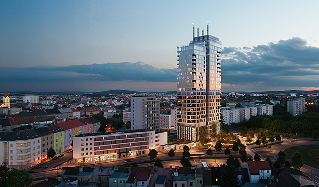 V Plzni postaví třetí nejvyšší obytný dům Česka, dvě věže nepřevýší katedrálu