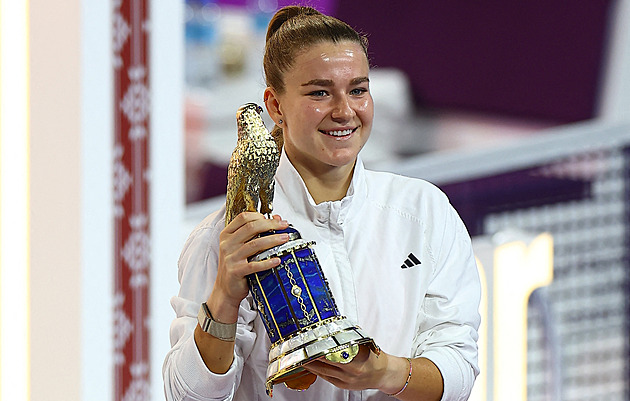 Muchová konečně slaví velký titul! Ve finále v Dauhá nedala šanci Mbokové
