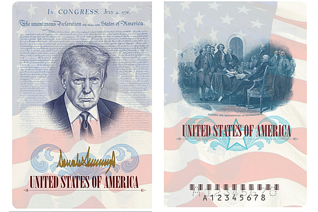 USA vydají k výročí nezávislosti pasy s Trumpem, prezident na nich bude poprvé